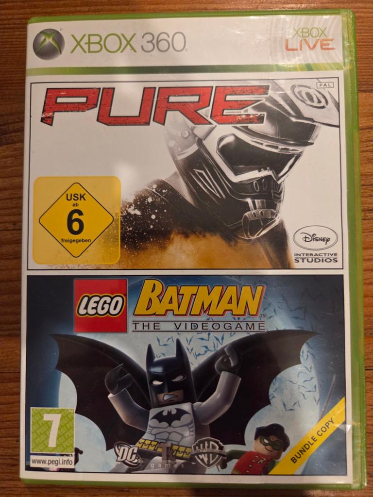 Pure & LEGO Batman - Xbox 360 Bundel (Nette staat), One Microsoft Way, Redmond, WA 98052, USA, Microsoft, 1 speler, Racen en Vliegen