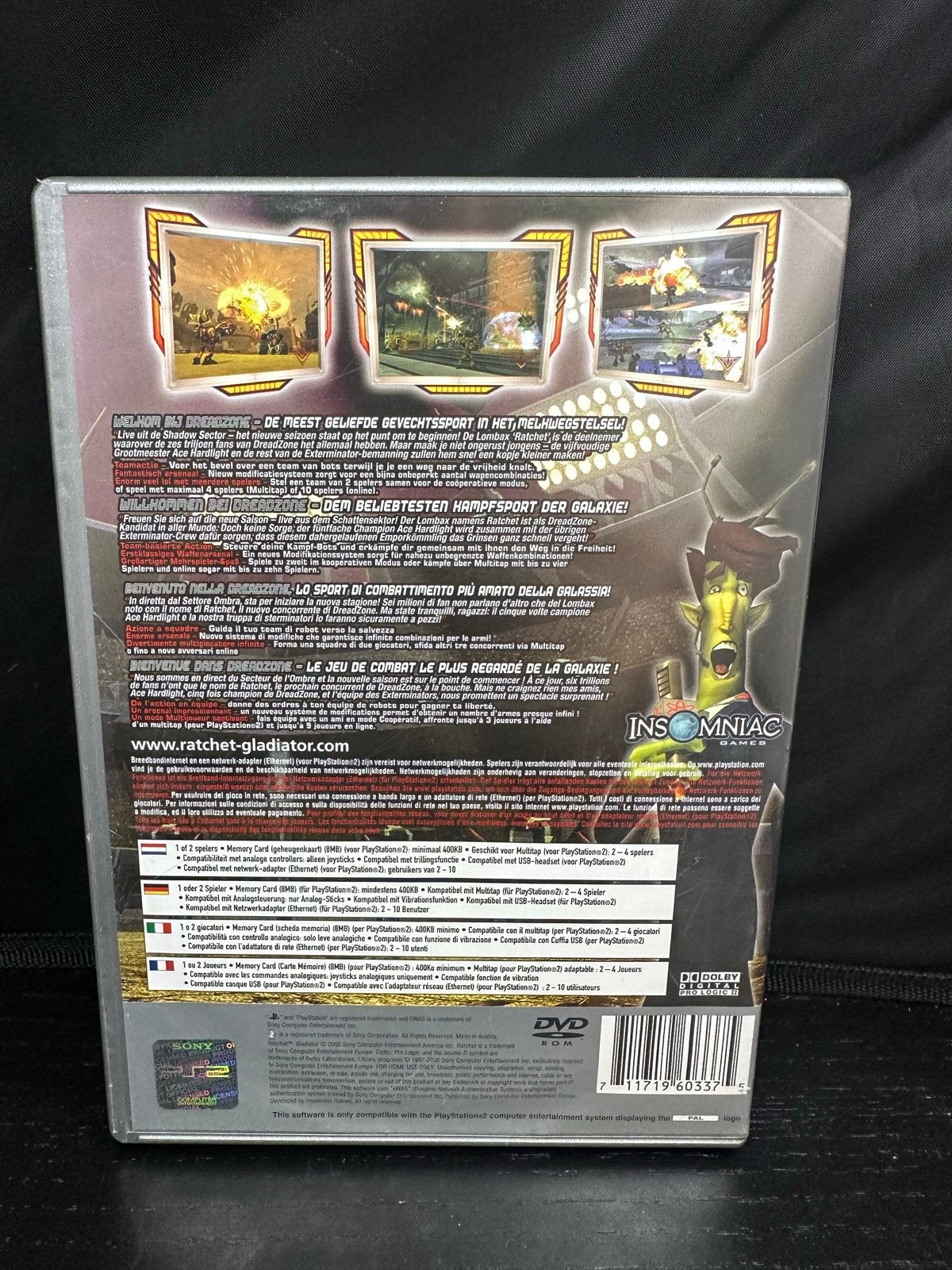 Ratchet Gladiator - PlayStation 2 (PS2) - Platinum, Avontuur en Actie, Gebruikt, Verzenden, 1 speler