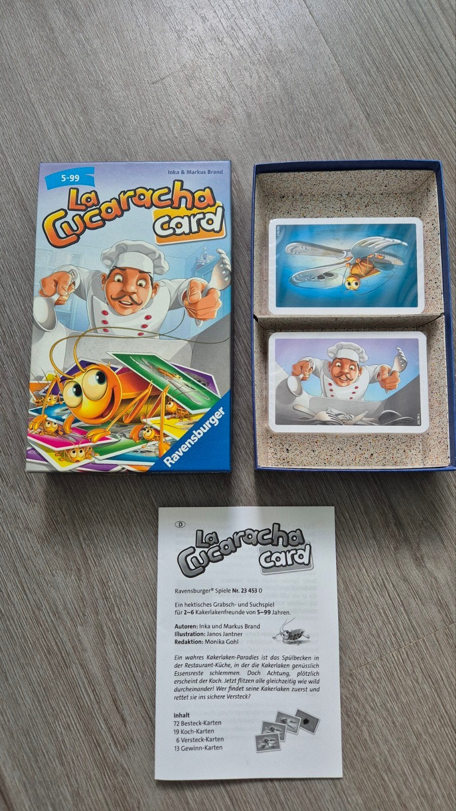 La Cucaracha Card - Nieuw kaartspel van Ravensburger, Een of twee spelers, Ophalen, Nieuw, Ravensburger