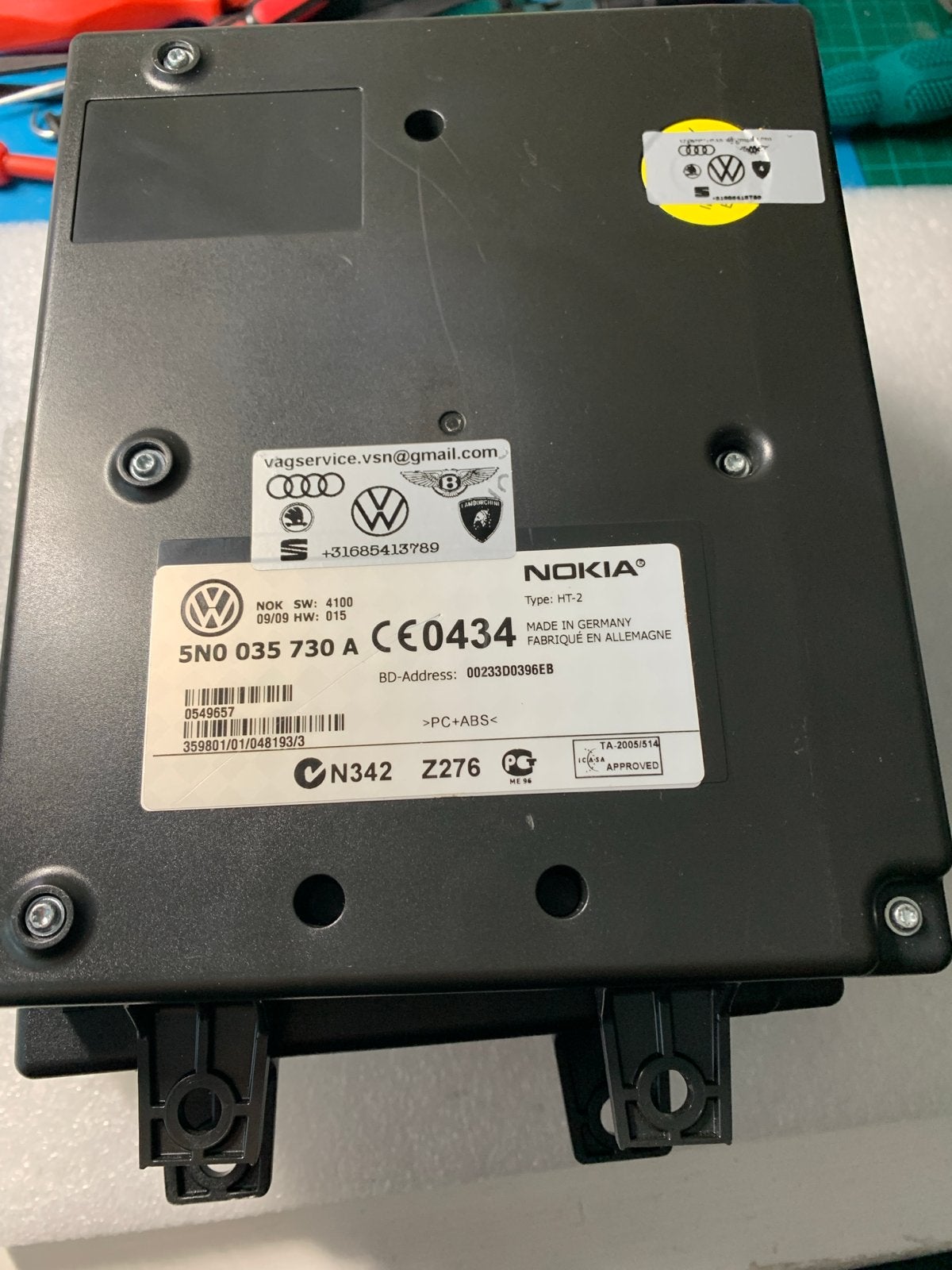 Nokia HT-2 Bluetooth Module voor VAG Groep (5N0 035 730 A), Auto diversen, Auto-accessoires, Gebruikt, Ophalen of Verzenden