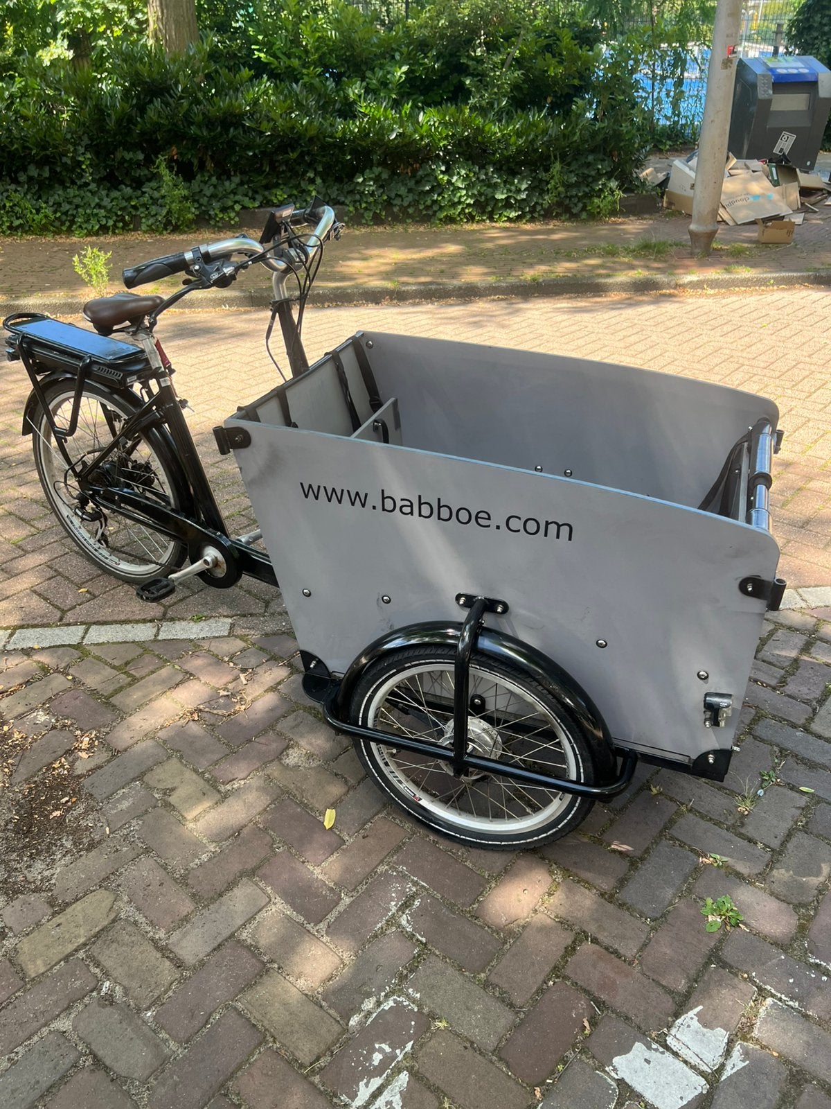 Elektrische big babboe, Ophalen of Verzenden, Zo goed als nieuw, 4 kinderen of meer