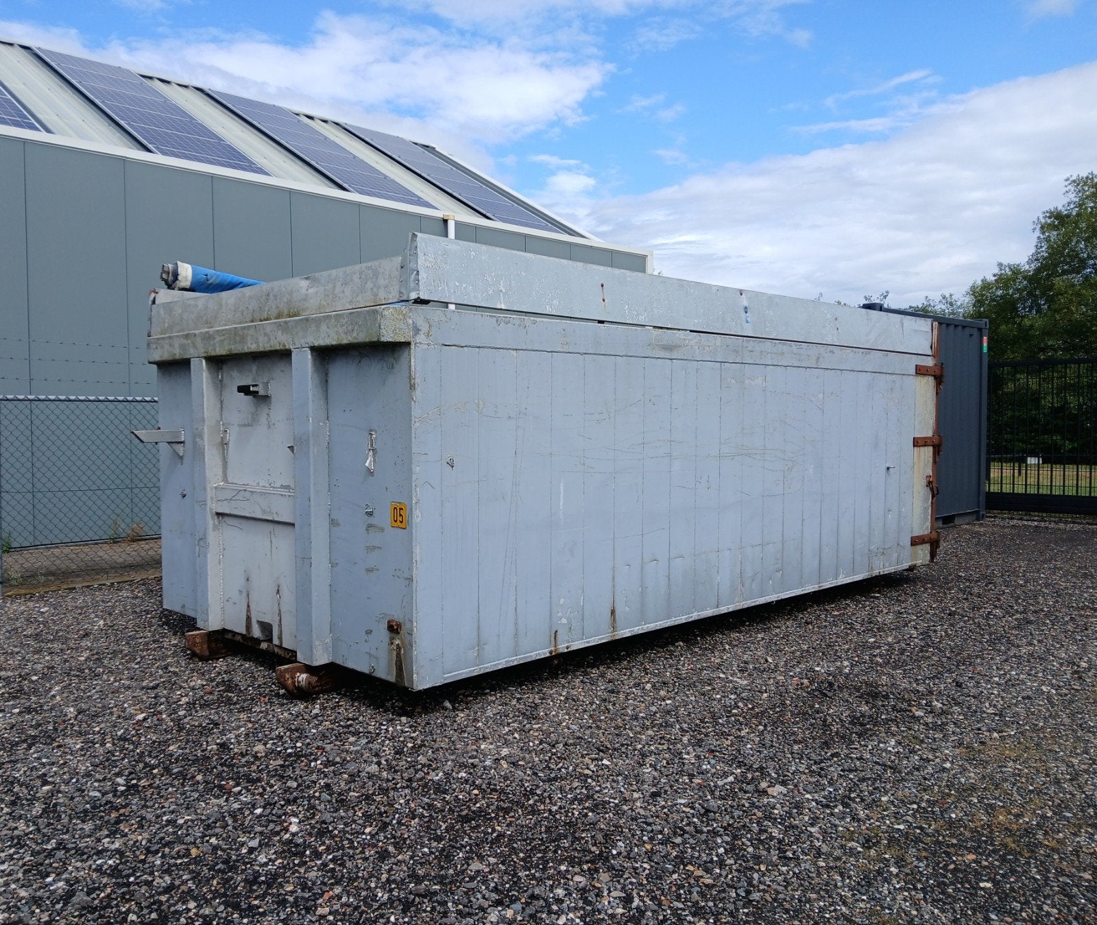 aluminium container afzetbak containerbak kabelsysteem, Ophalen of Verzenden