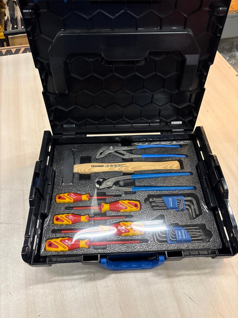 Gloednieuwe Gedore gereedschap set in Sortimo koffer, Ophalen of Verzenden, Gevuld, Zo goed als nieuw