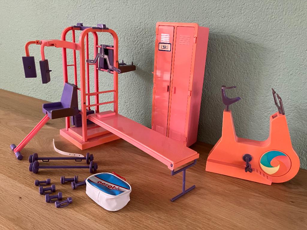 Barbie Fleur Cindy Fitness, Ophalen of Verzenden, Gebruikt, Accessoires