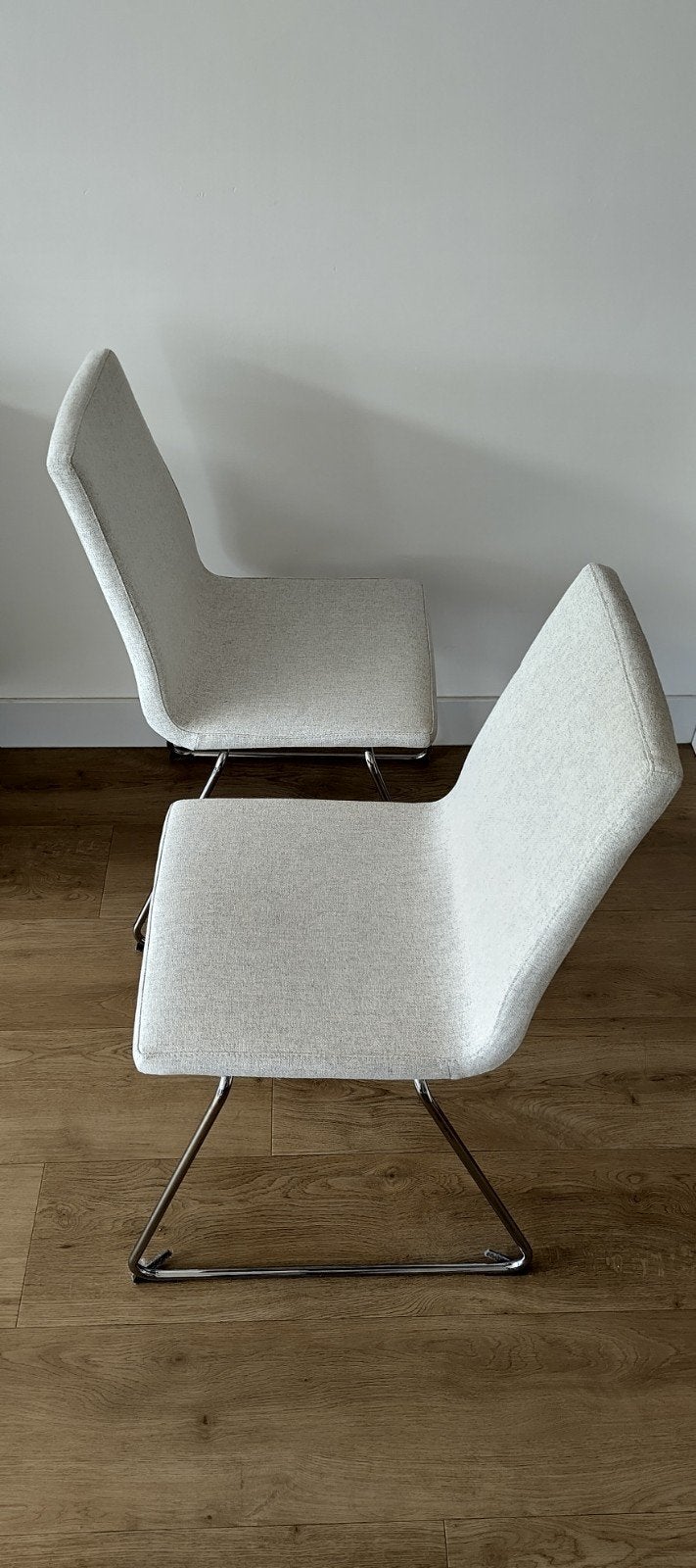 2x IKEA LILLÅNÄS Stoelen - Zo goed als nieuw, Huis en Inrichting, Stoelen, Zo goed als nieuw, Twee, Metaal, Stof, Overige kleuren