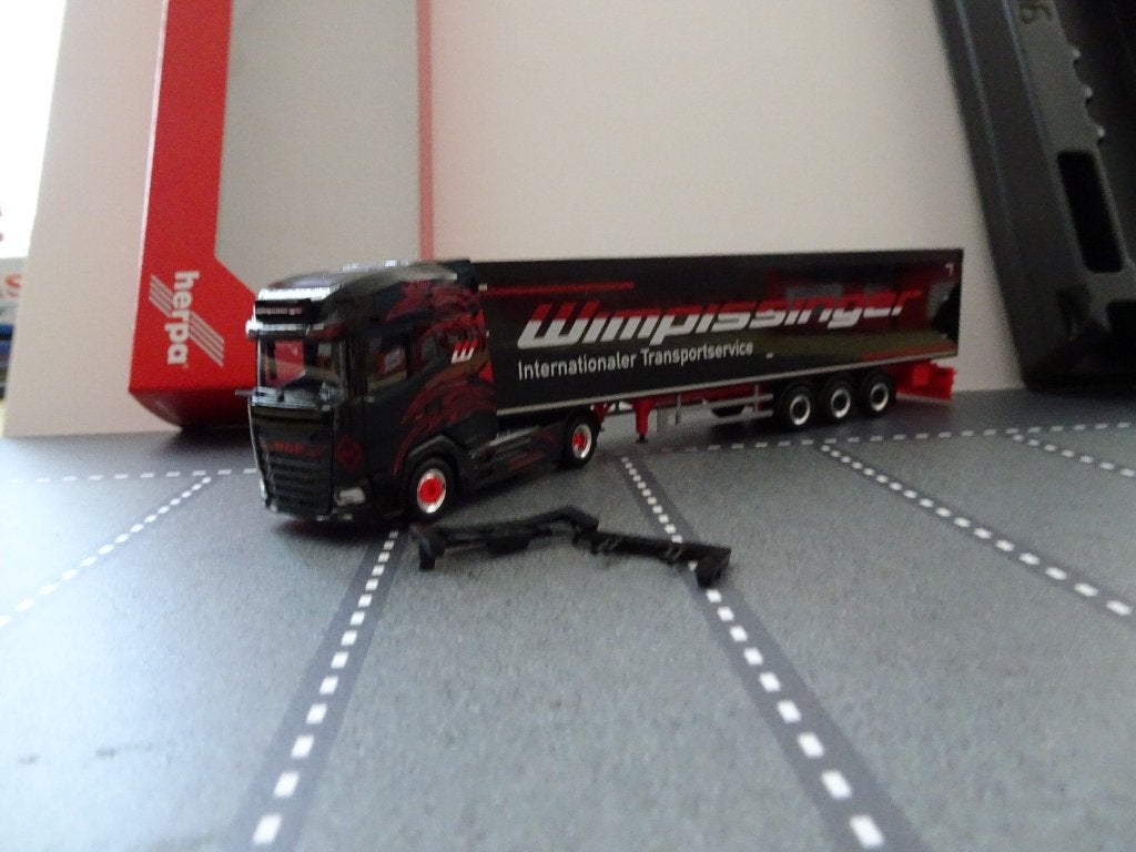 914 herpa 318464 daf xg wimpissinger walking floor 1:87 truc, Ophalen of Verzenden, Nieuw, Bus of Vrachtwagen, Herpa