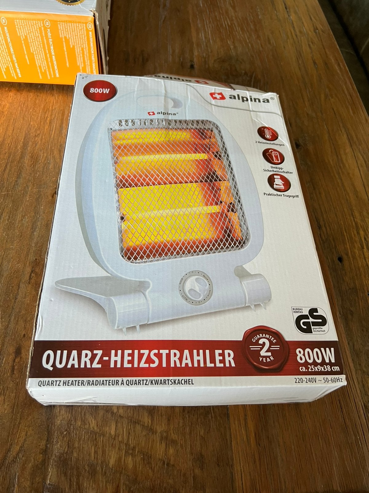 Warmtelamp op stroom, Ophalen, Zo goed als nieuw, Gas, Gaskachel