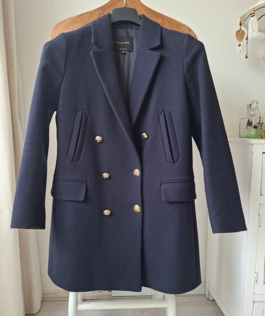 Massimo Dutti mantel mt. 40, Maat 38/40 (M), Massimo Dutti, Zo goed als nieuw, Verzenden