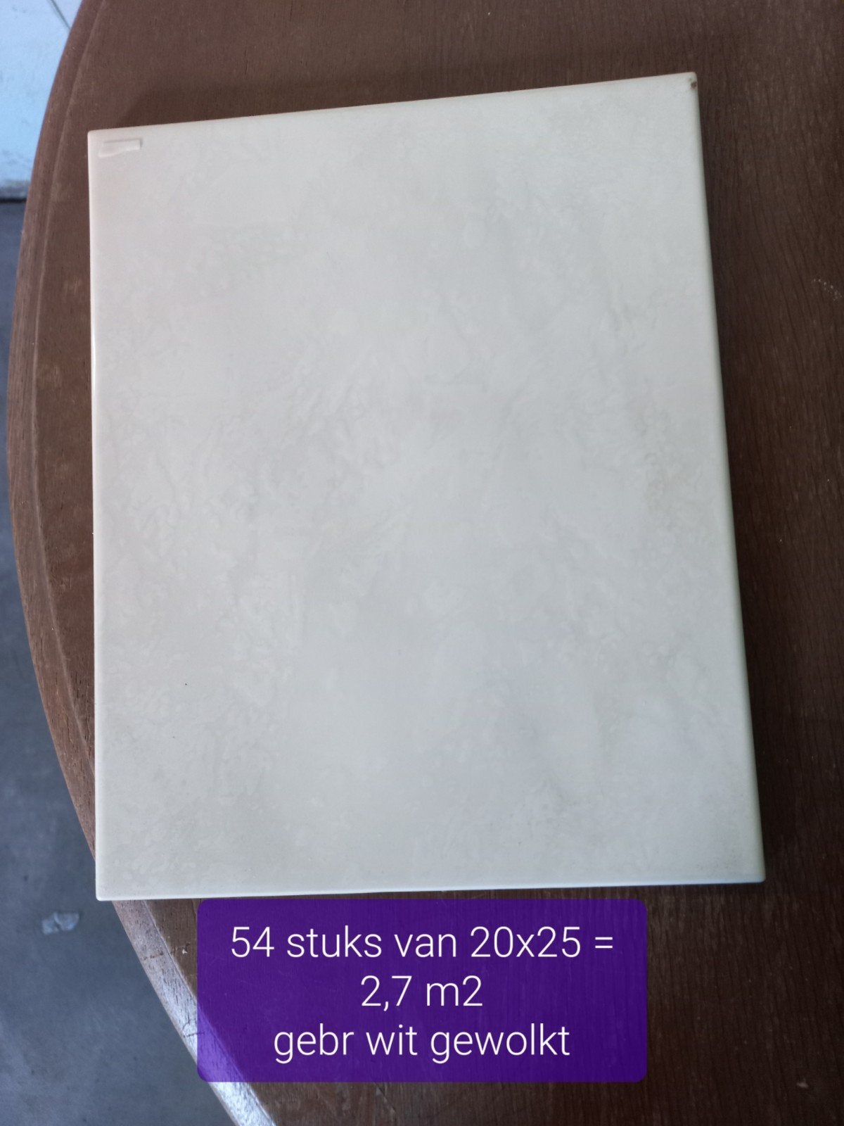 wandtegels, Ophalen, Nieuw, Minder dan 20 cm, Minder dan 5 m²