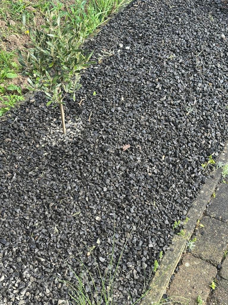 Gratis Zwart Split voor Tuin en Landschap, Tuin en Terras, Gaas en Draad, Ophalen, Zo goed als nieuw, Minder dan 10 meter