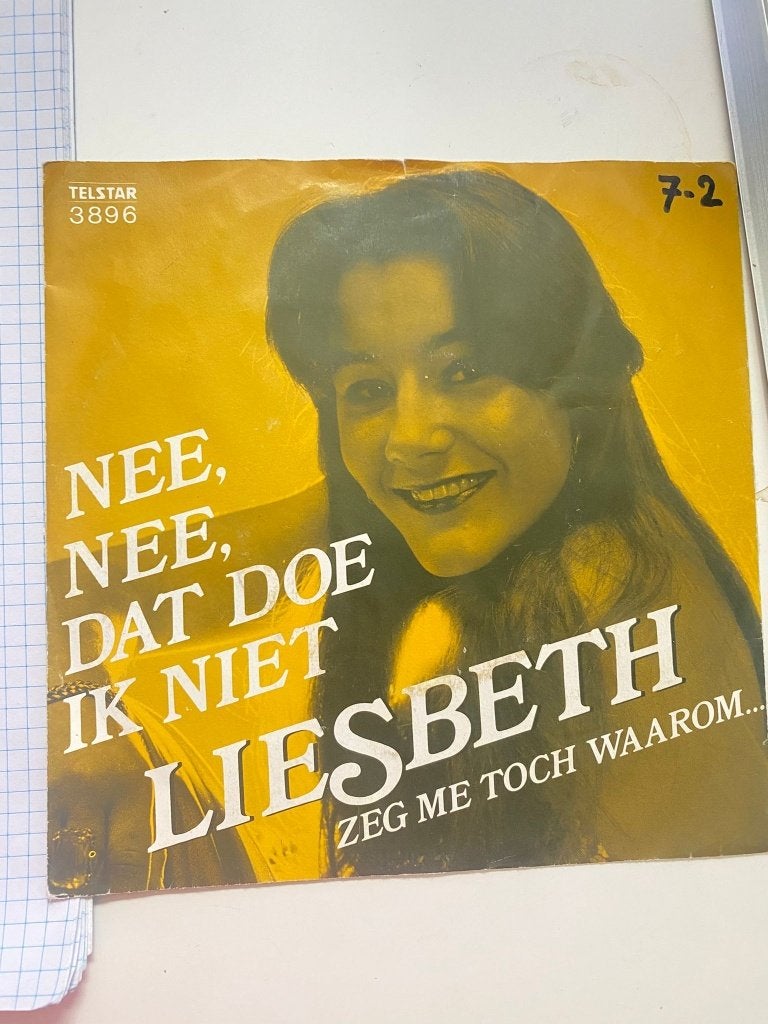 vinyl single. nee nee dat doe ik niet, liesbeth, Verzenden, Gebruikt, 7 inch, Nederlandstalig