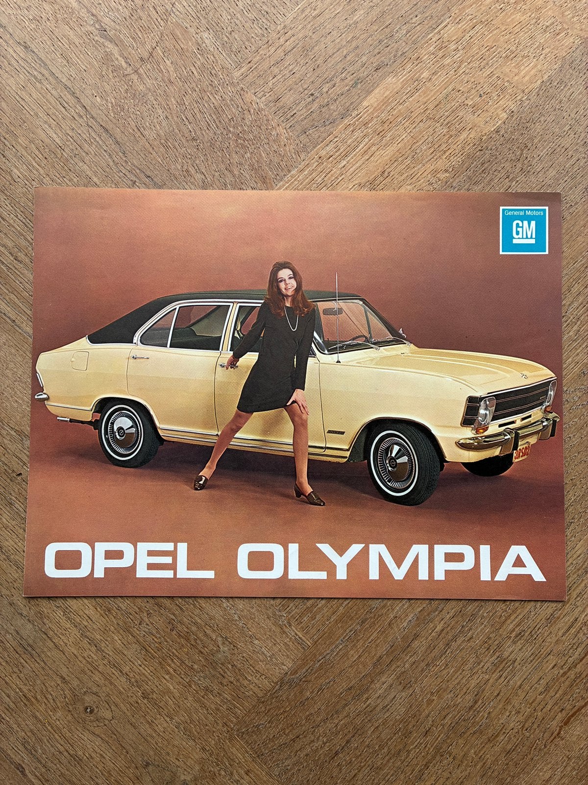 Opel Olympia brochure, Verzenden, Zo goed als nieuw, Opel
