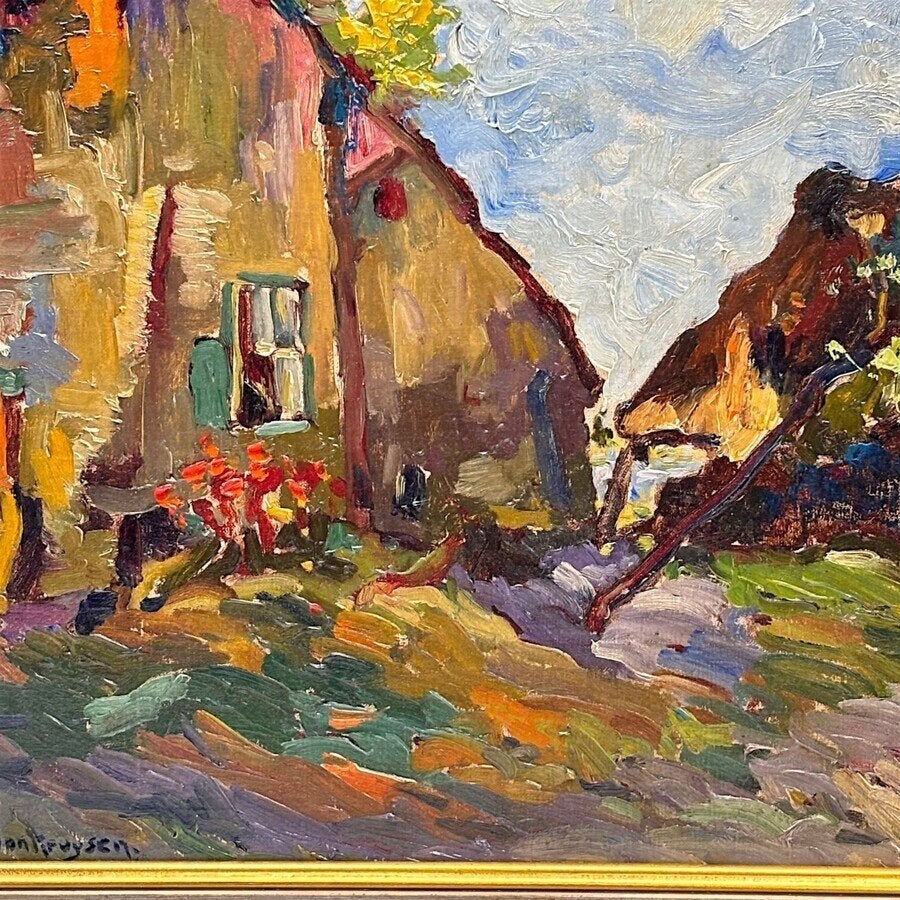 Antoon Kruysen (1898-1977) - boerderij, Antiek en Kunst, Ophalen of Verzenden