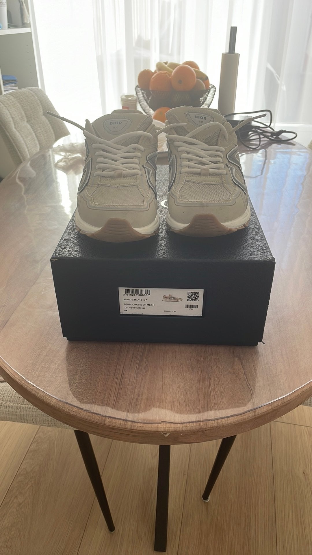 Dior B30 beige gelaced met toebehoren, Kleding | Heren, Overige kleuren, Nieuw, Ophalen of Verzenden, Veterschoenen