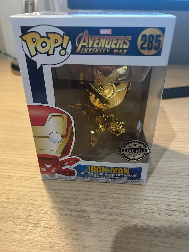 Funko Pop #285 Marvel Avengers Iron Man Gold, Ophalen of Verzenden, Zo goed als nieuw