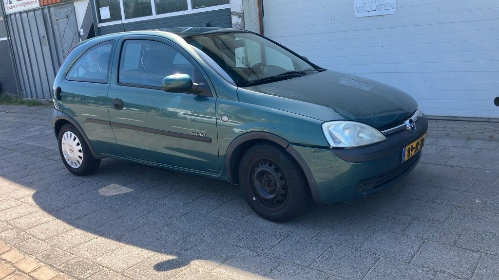 Opel Corsa 1.2 16V 3D 2002 Groen, Voorwielaandrijving, 31 €/maand, Origineel Nederlands, Handgeschakeld