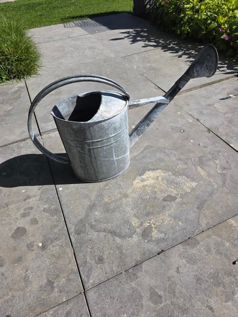 Vintage Zinken Gieter - Tuin Decoratie, Tuin en Terras, Ophalen of Verzenden, Gebruikt, Metaal