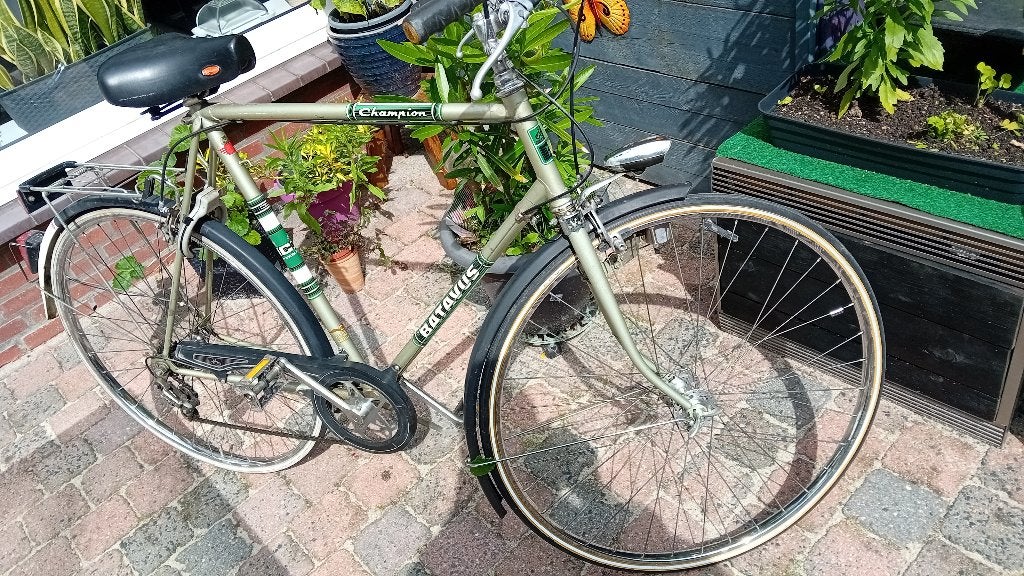 Batavus Champion Herenfiets - Vintage Stadsfiets, Ophalen, Gebruikt, Velgrem, Versnellingen