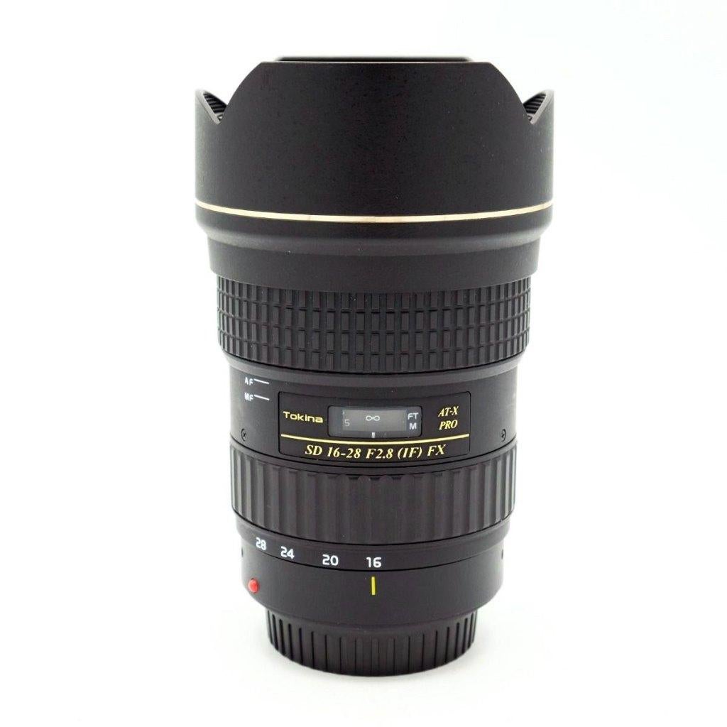 Tokina 16-28mm F2.8 Pro FX AT-X Canon EF-Mount (Occ), ., Zo goed als nieuw, ., Groothoeklens