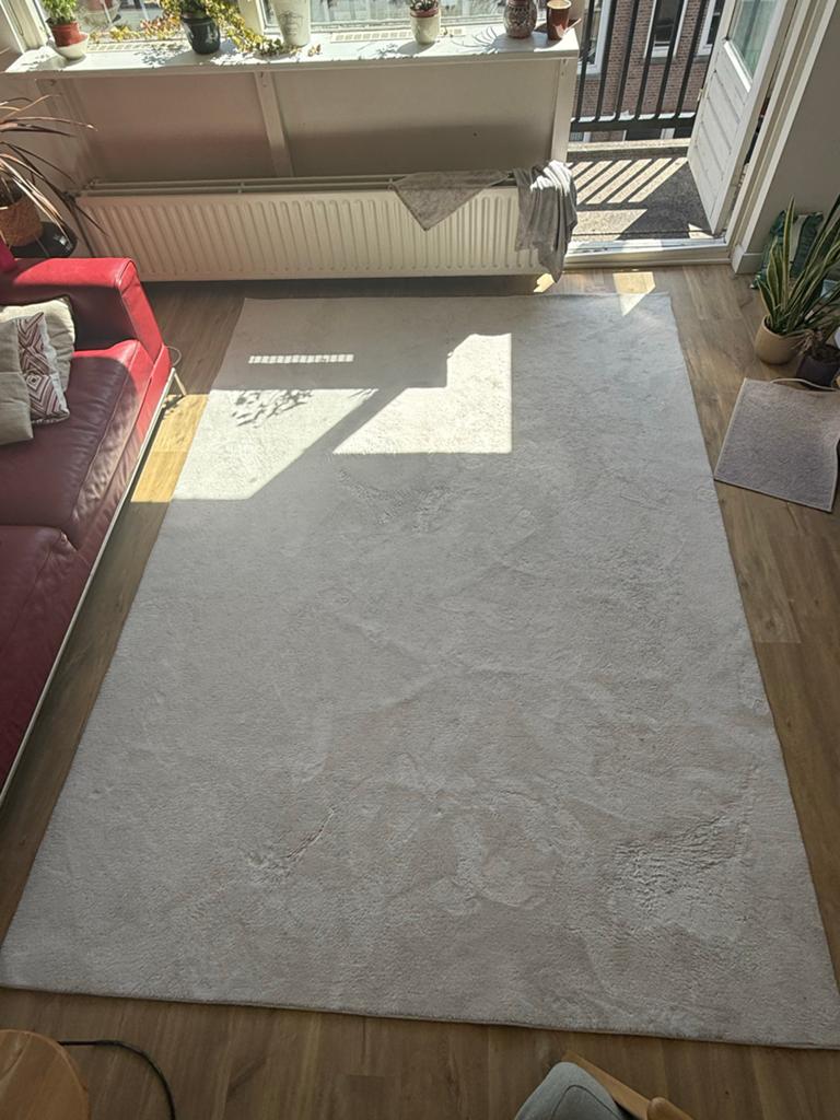 2.00 x 2.80 - Beige rug, Huis en Inrichting, Stoffering | Tapijten en Kleden, Ophalen, Zo goed als nieuw, 200 cm of meer, Crème
