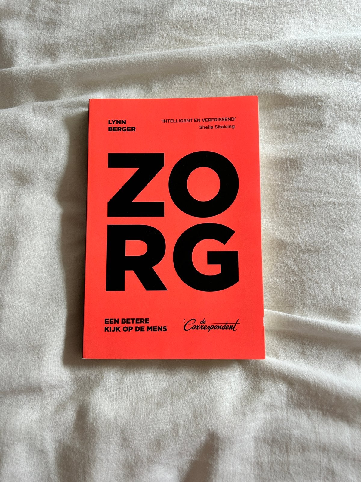 ZORG Lynn Berger boek verpleegkunde, Ophalen of Verzenden, Zo goed als nieuw, Overige niveaus, Overige vakken