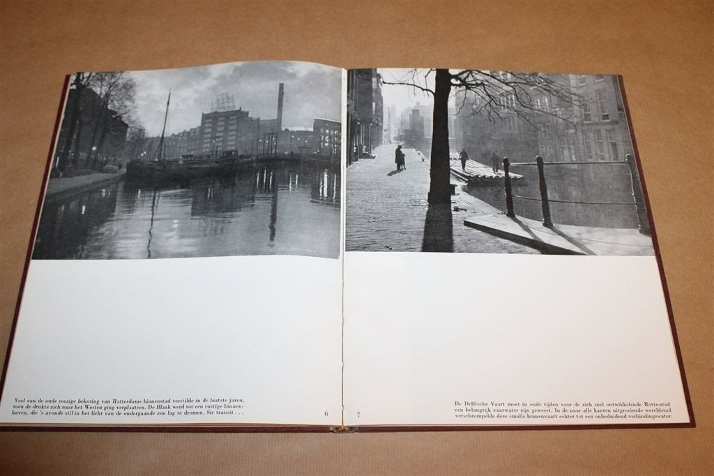 Rotterdam — Fotoboek met Cas Oorthuys en Schuitema 1941, Ophalen of Verzenden, Gelezen