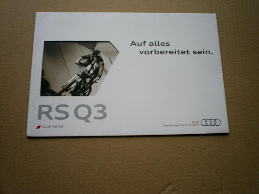 Audi RS Q3 [ 3 / 2013 8 pag. Duits ], Boeken, Verzenden, Zo goed als nieuw, Audi