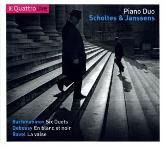 Scholtens & Janssens Pianoduo Rachmaninov-Debussy-Ravel, Kamermuziek, Inclusief doosje, Ophalen of Verzenden, Classicisme