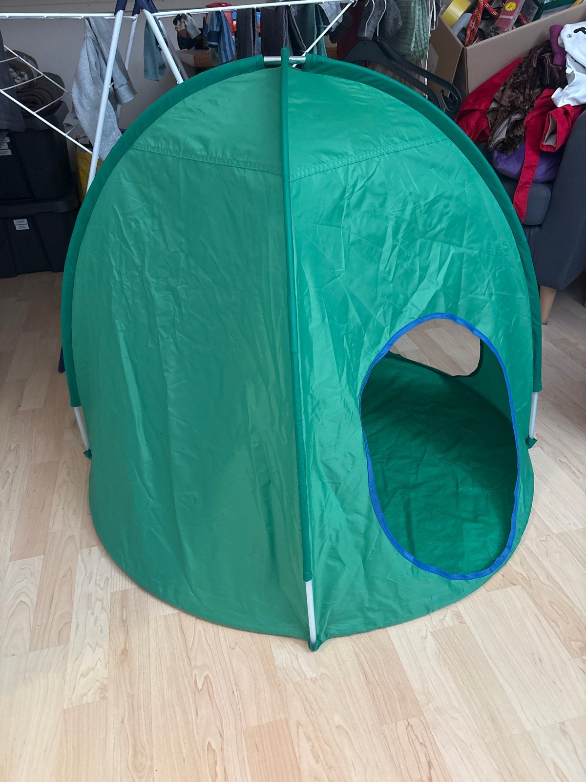 IKEA DVÄRGMÅS Speeltent - Groen, Ophalen of Verzenden, Zo goed als nieuw