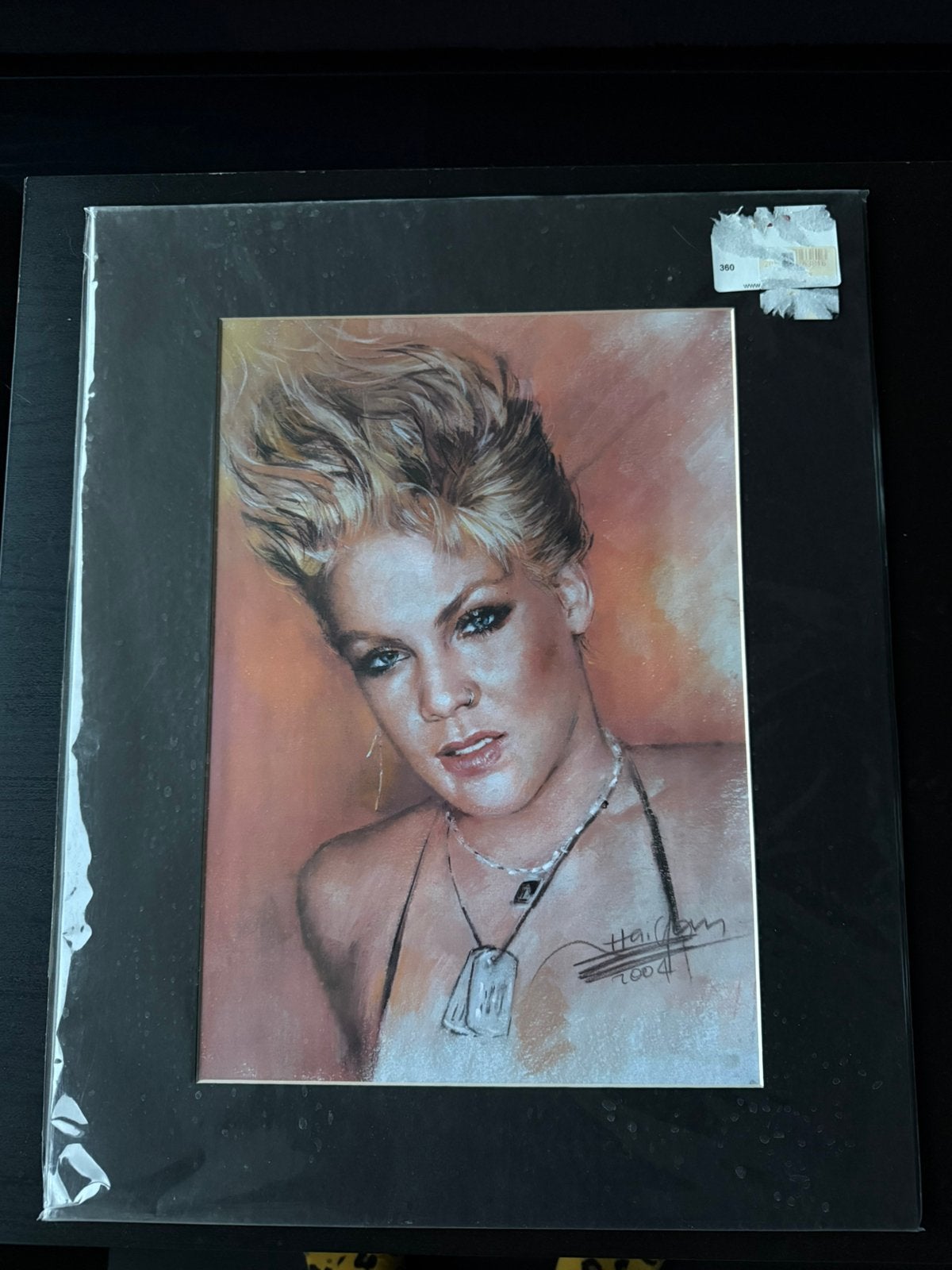 P!nk tekening 51x41, Ophalen of Verzenden