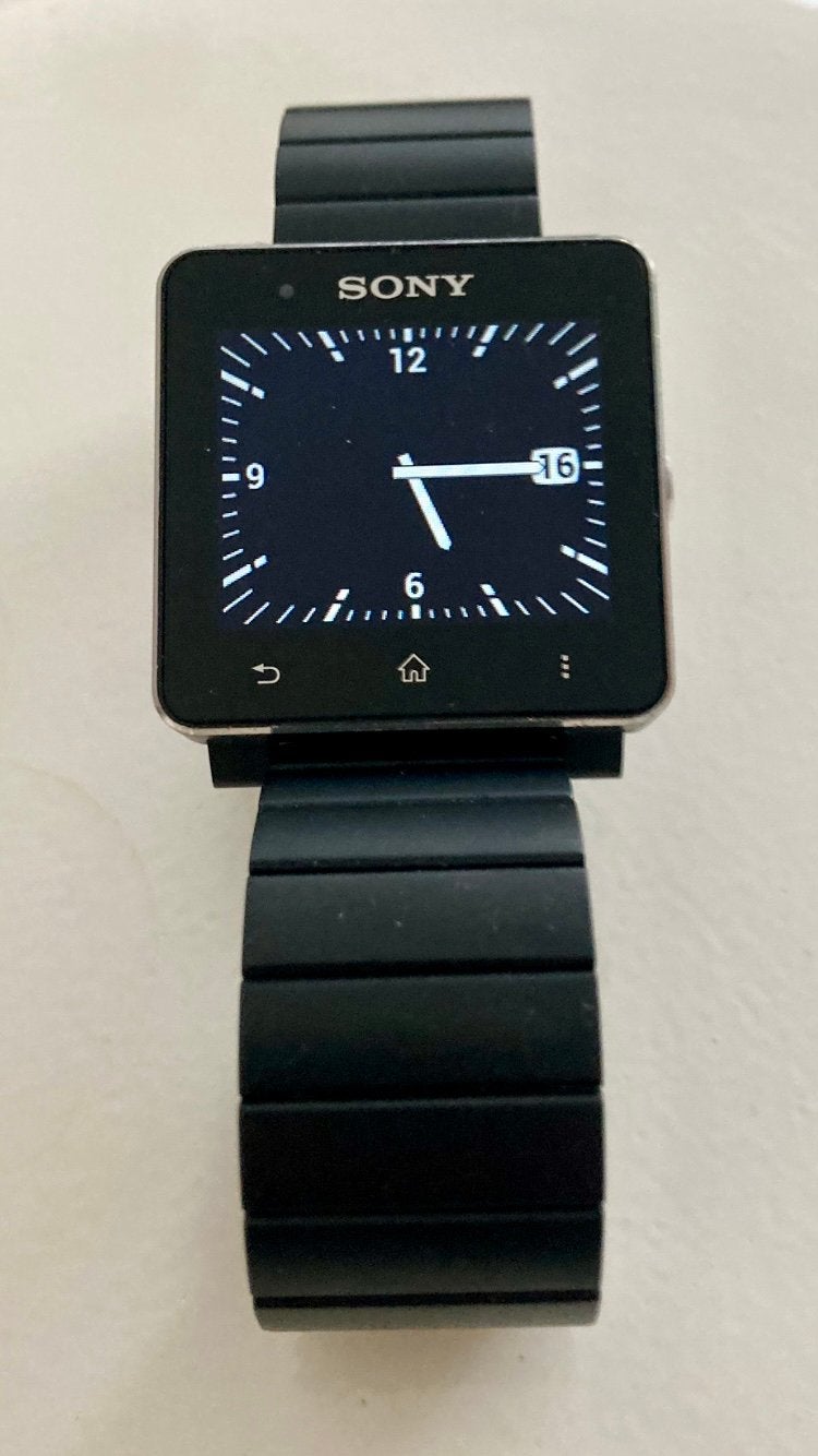 Sony Smartwatch 2 SW2 Zwart Metaal - Zo goed als nieuw, Zwart, Ophalen of Verzenden, Zo goed als nieuw, Hoogte