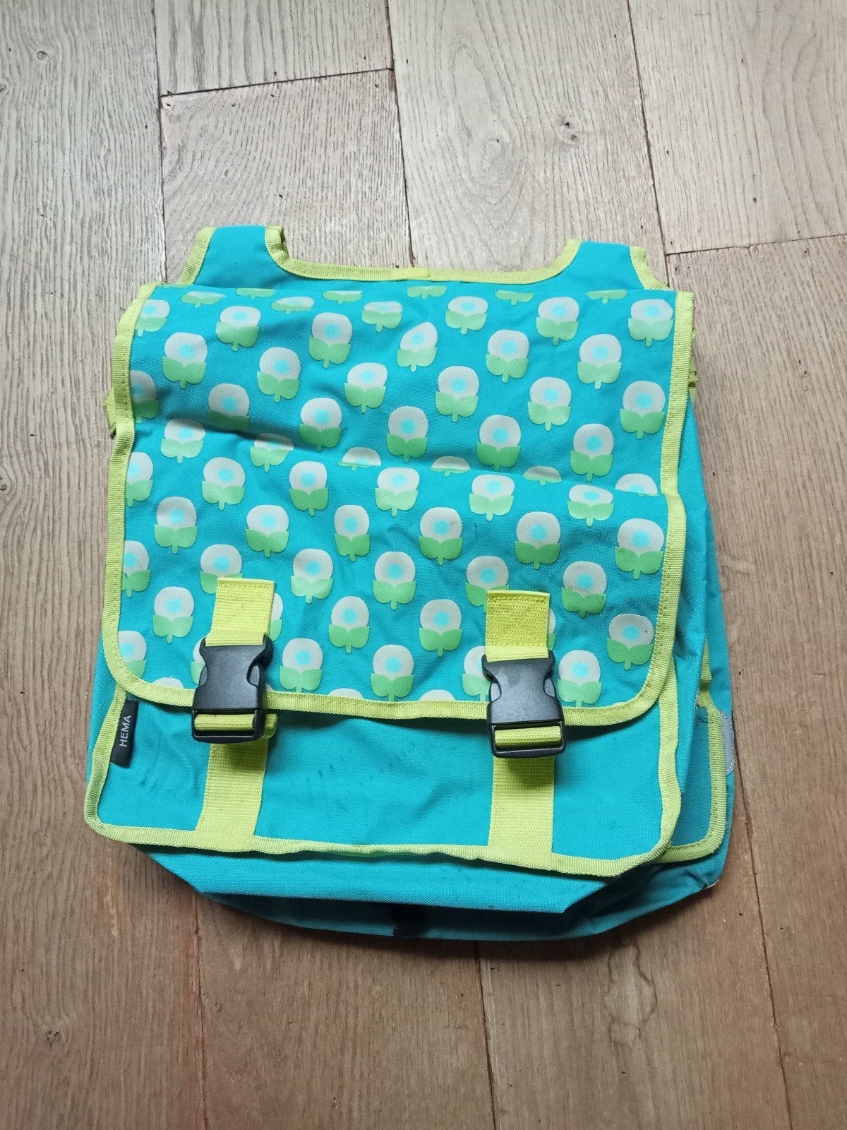 Retro dubbele Fietstassen Hema, Ophalen, Zo goed als nieuw, Hema