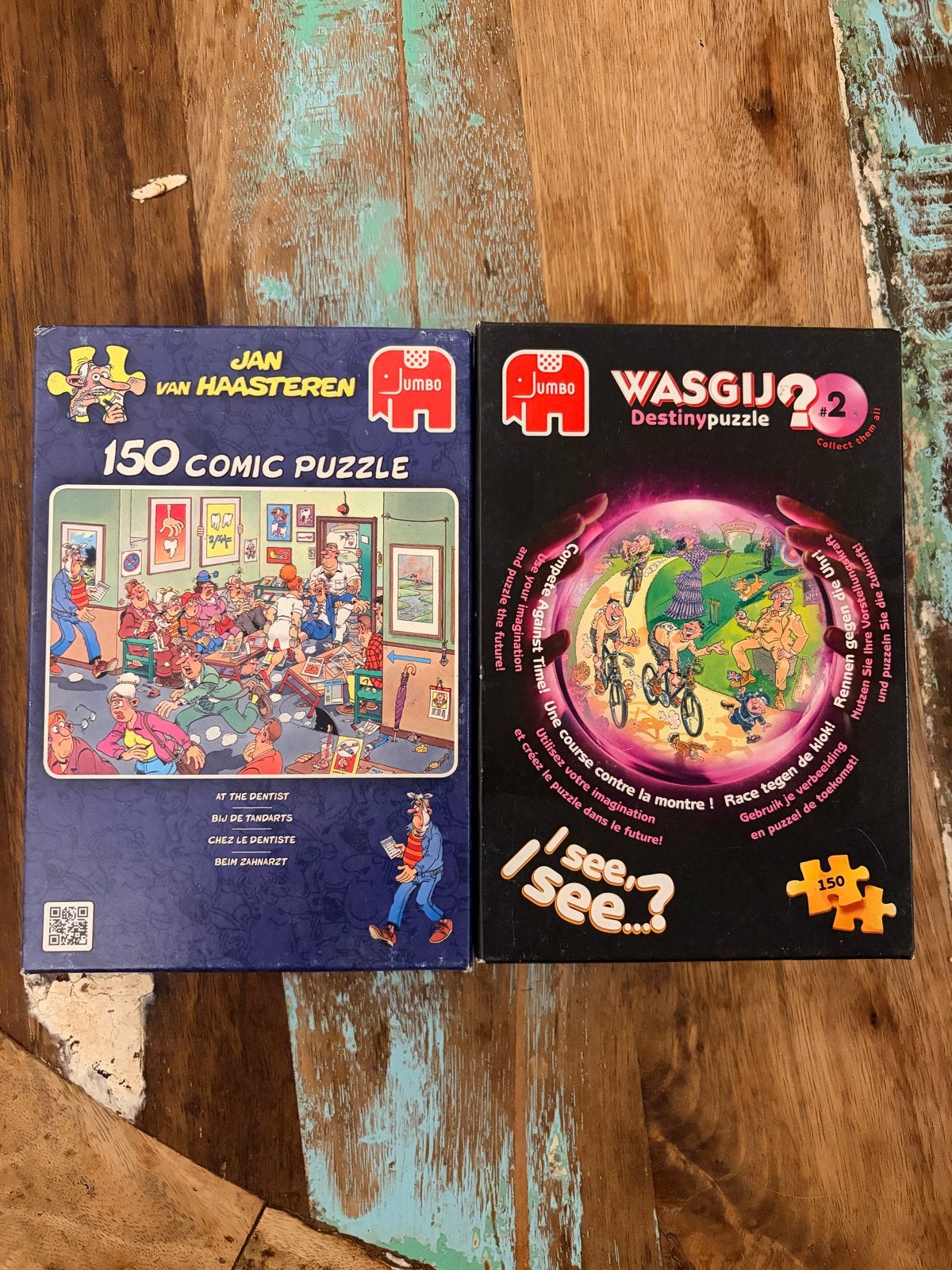 Jumbo Jan van Haasteren & Wasgij Destiny Puzzels 150 stukjes, Ophalen of Verzenden, Minder dan 500 stukjes, Gebruikt, Legpuzzel