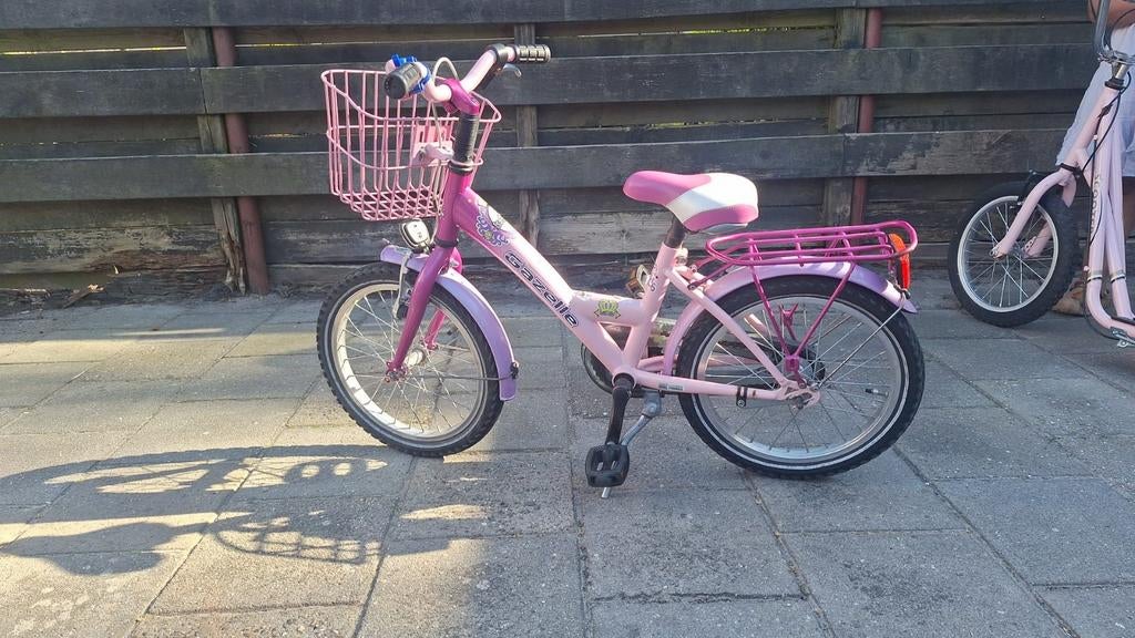 Gazelle kinderfiets - Roze, Ophalen, 20 inch of meer, Velgrem, Zo goed als nieuw