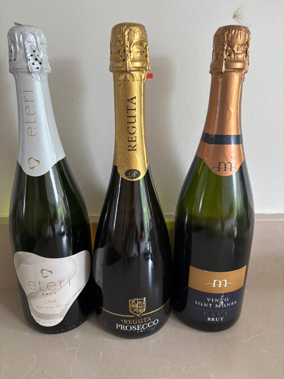 3 nieuwe gesloten flessen: Cava & Prosecco, Verzamelen, Ophalen of Verzenden, Nieuw, Overige typen