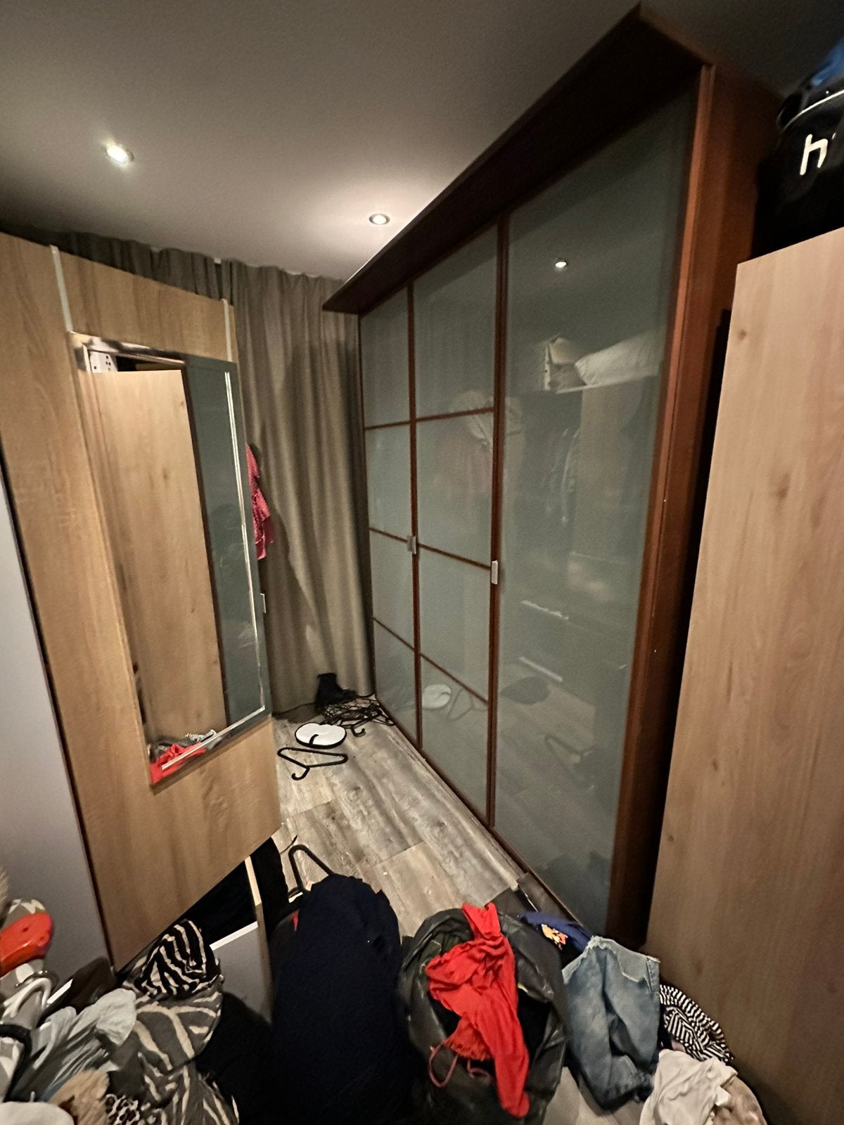Kledingkast, Huis en Inrichting, Kasten | Kledingkasten, Gebruikt, 200 cm of meer, 150 tot 200 cm, Overige houtsoorten