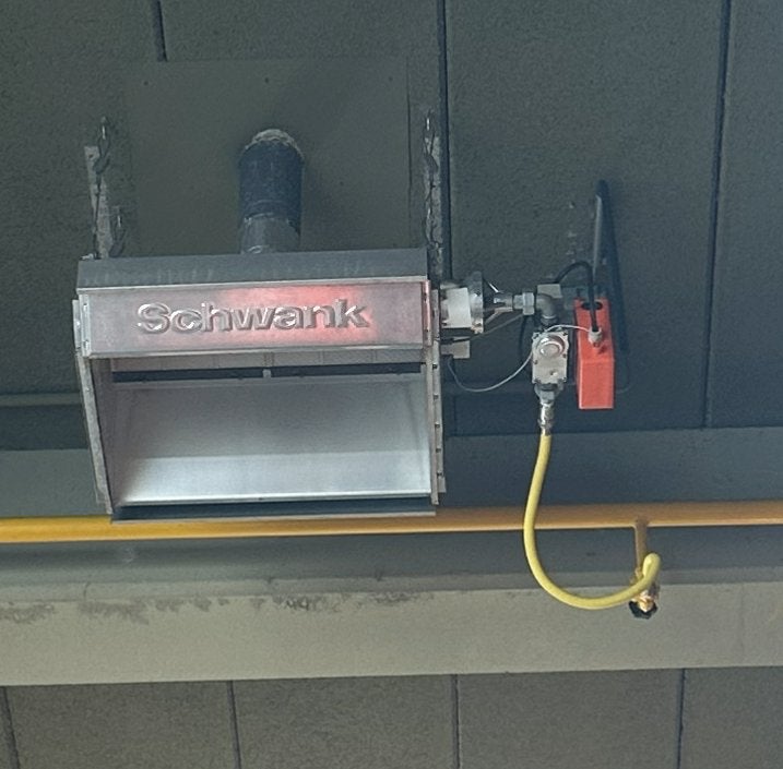 Schwank gasheaters, Tuin en Terras, Ophalen, Gebruikt, Gas, Plafond