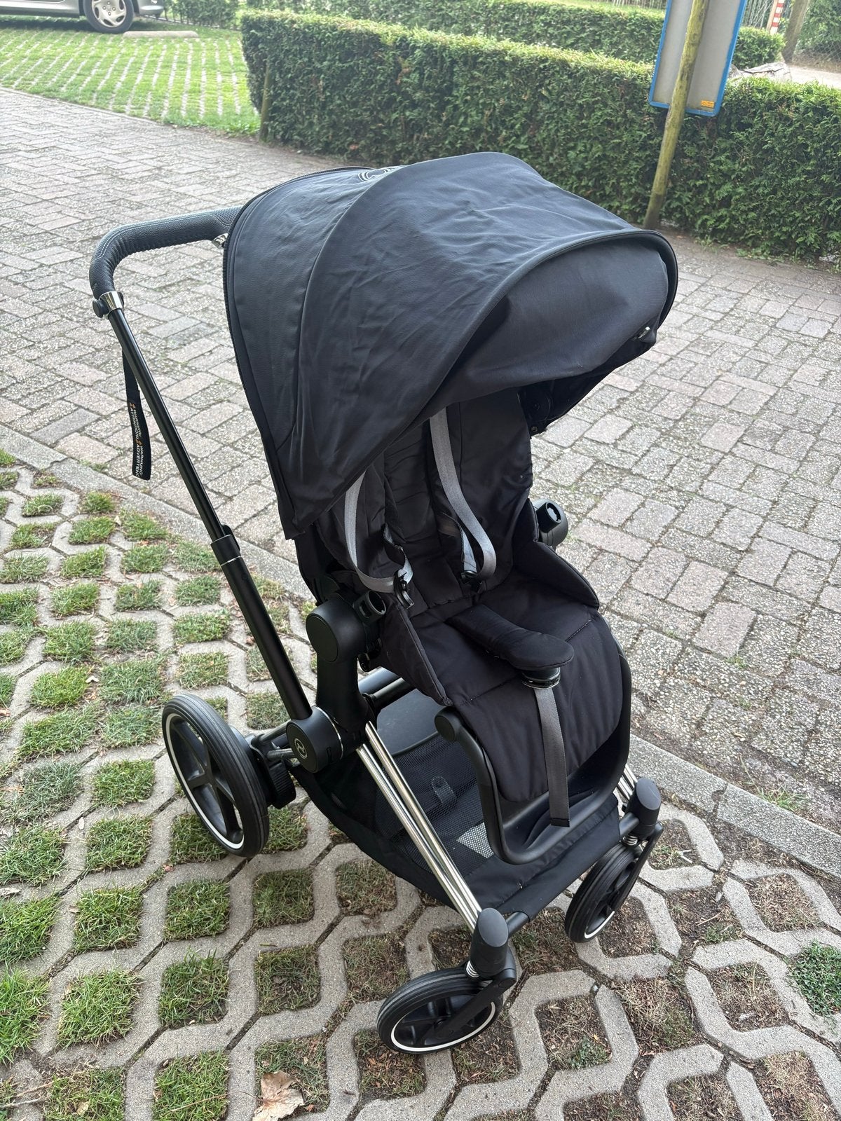 Cybex e-Priam | Elektrische Combiwagen met Reiswieg, Zo goed als nieuw, Combiwagen, Met reiswieg, Ophalen