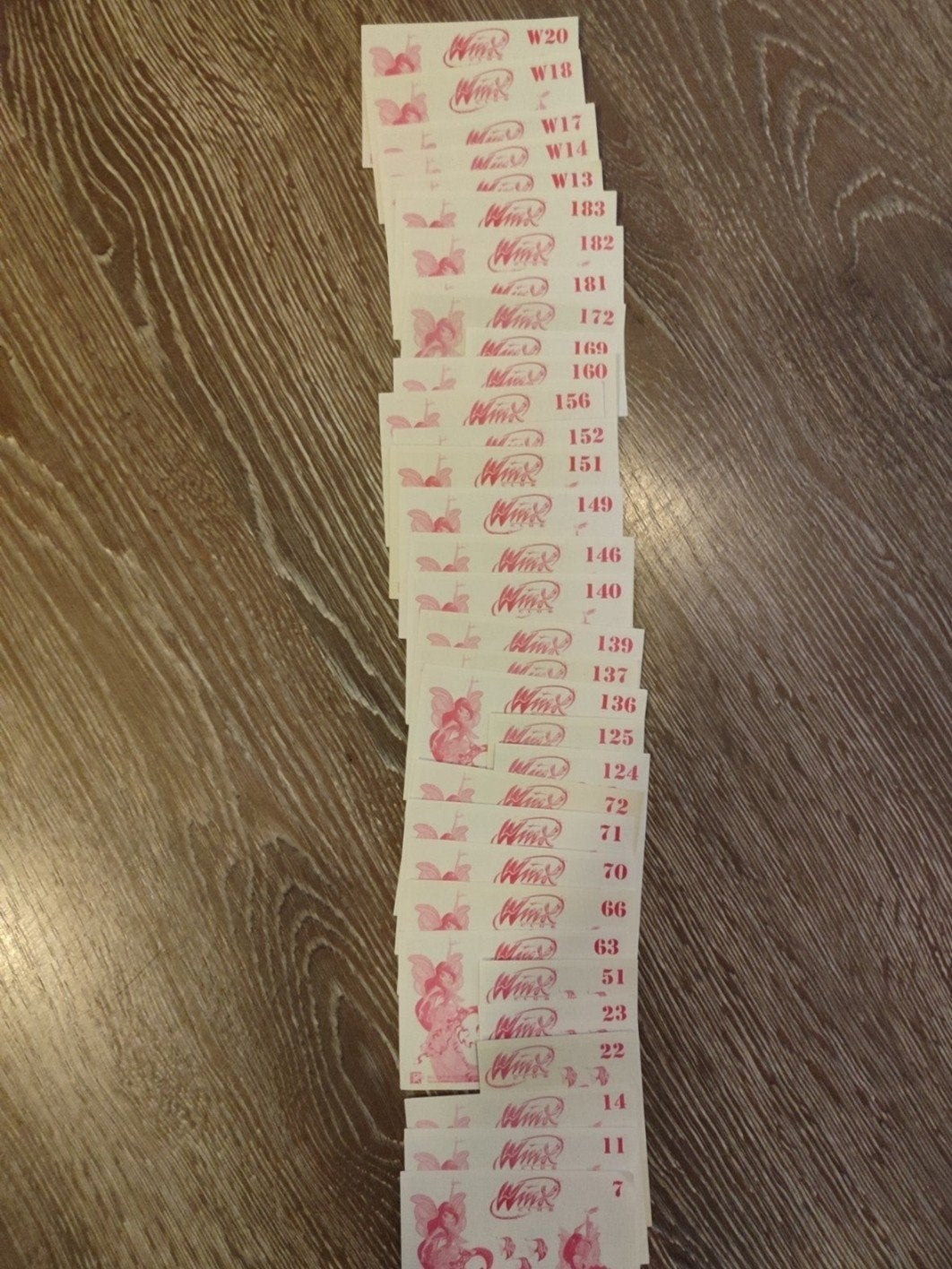 Winx Panini Stickers gereserveerd, Ophalen of Verzenden, Gebruikt, Strip of Tekenfilm