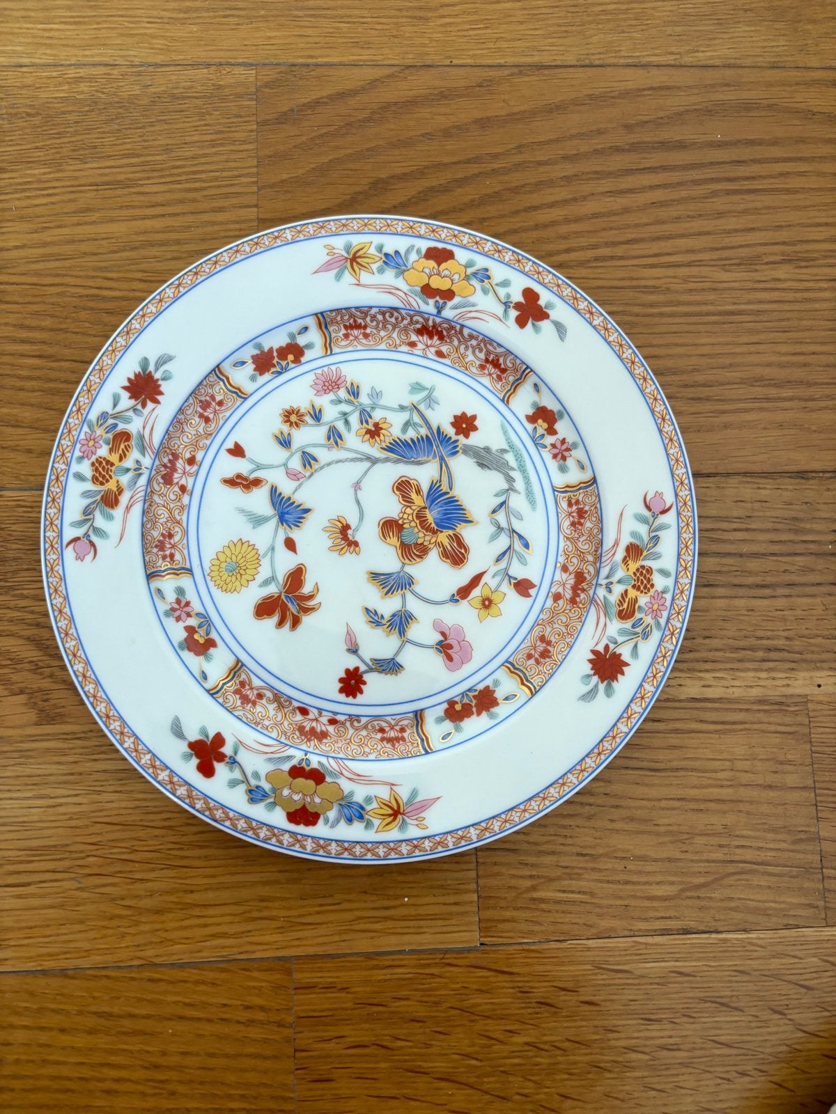 Decoratief bord met bloemenpatroon, Ophalen