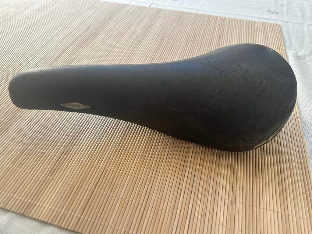 Selle San Marco Rolls Racefietszadel - Vintage Stijl, Gebruikt, Leer, Ophalen of Verzenden, Zadel