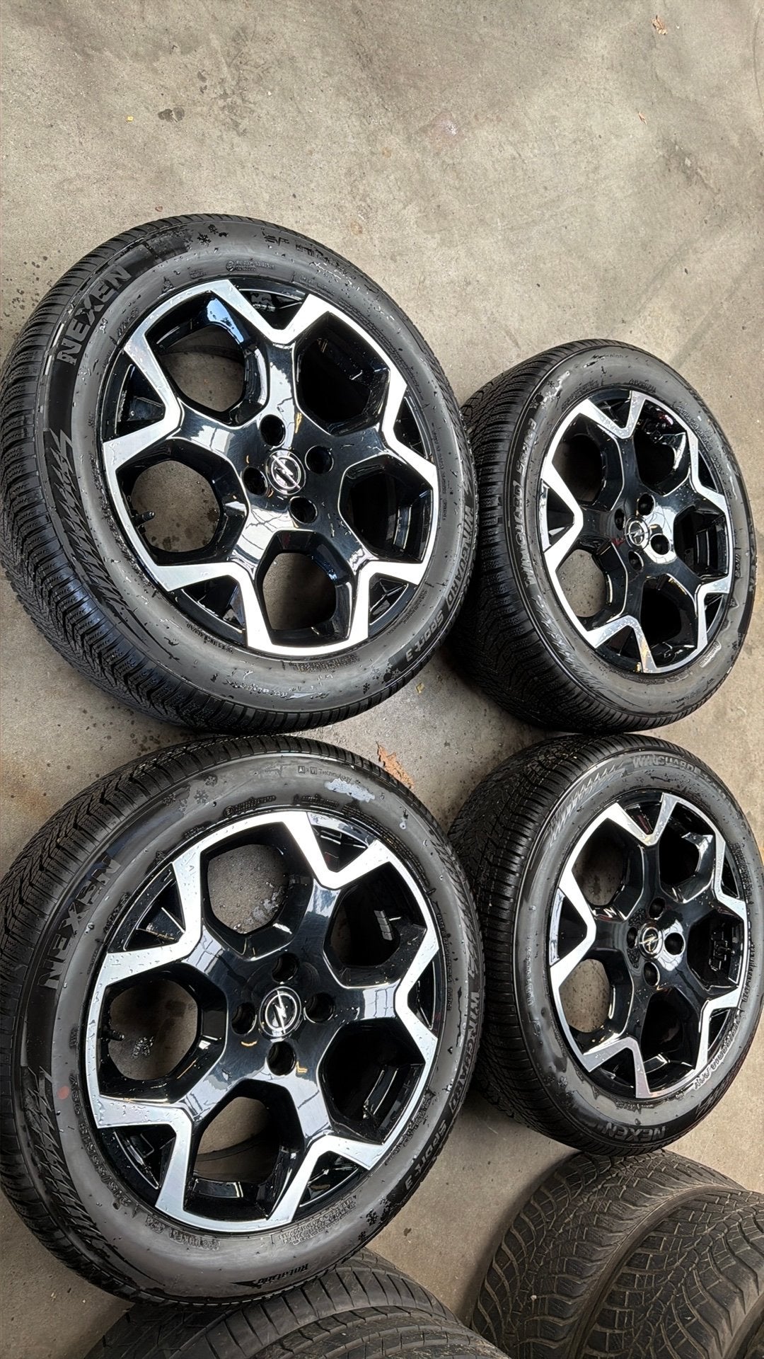 Opel mokka originele winterset 215/55-18 nexen nieuw, Auto-onderdelen, Ophalen, 18 inch, 215 mm, Banden en Velgen