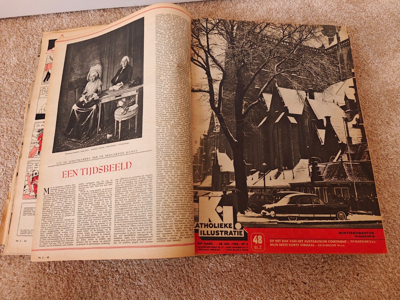 Katholieke Illustratie 1956 - Complete 90e Jaargang (26 nrs), Ophalen of Verzenden, Gelezen