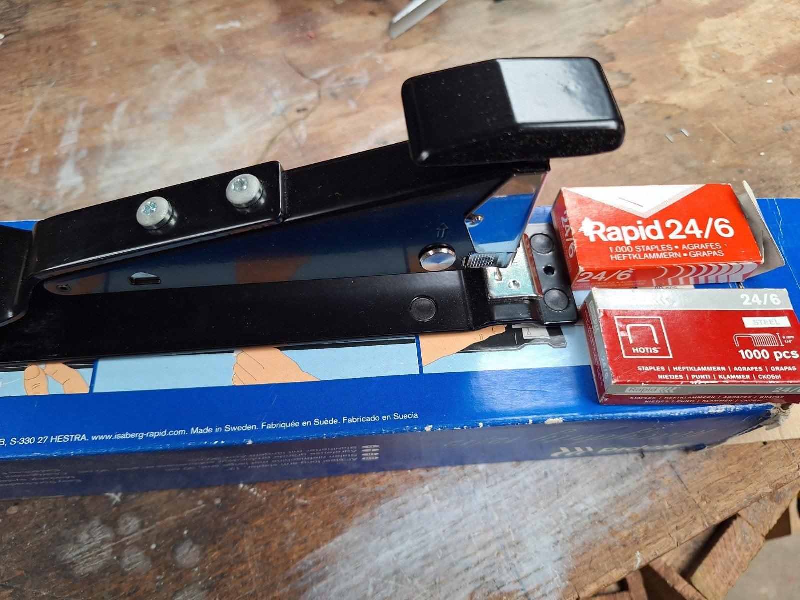 rapid nietmachine zware uitvoering, Diversen, Ophalen