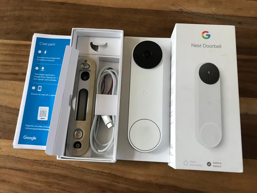 Google Nest deurbel - batterij., Verzenden, Gebruikt