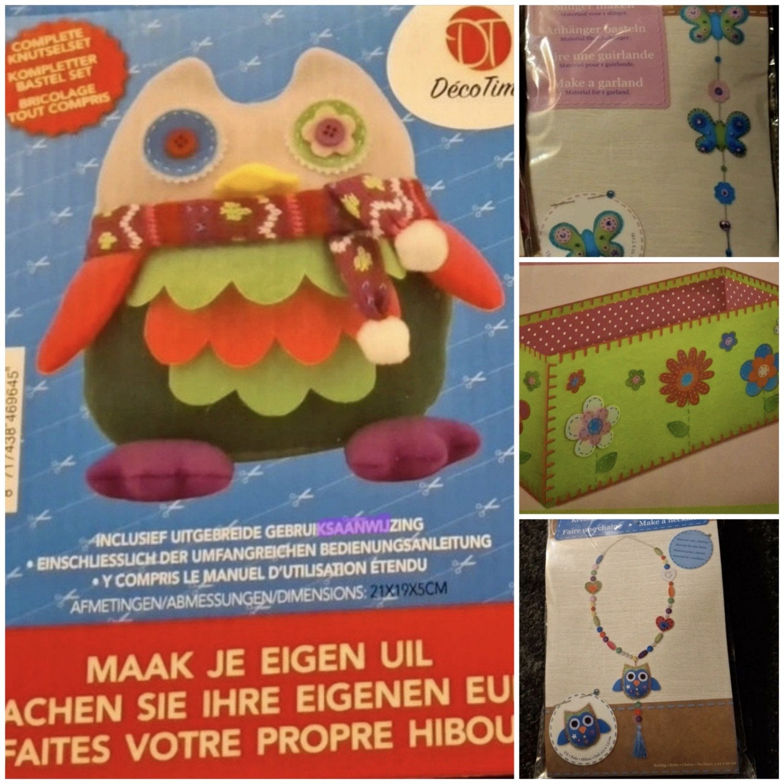 Bigshopper vol met vilt knutselsets, Nieuw, Meerkleurig, Ophalen of Verzenden, Overige merken