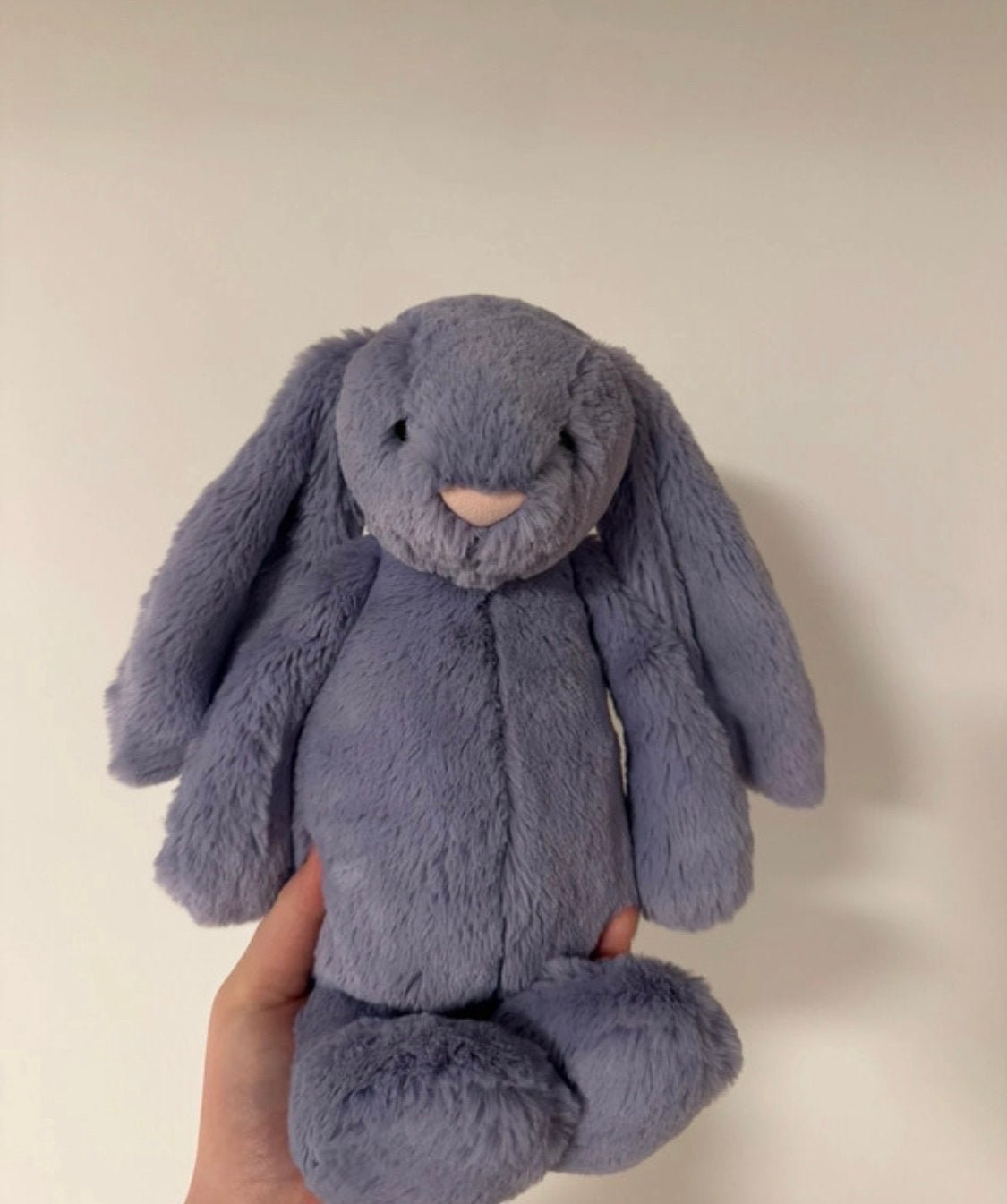 Jellycat Bashful Viola Bunny knuffel - als nieuw, Paars, Jellycat, Konijn, Ophalen of Verzenden