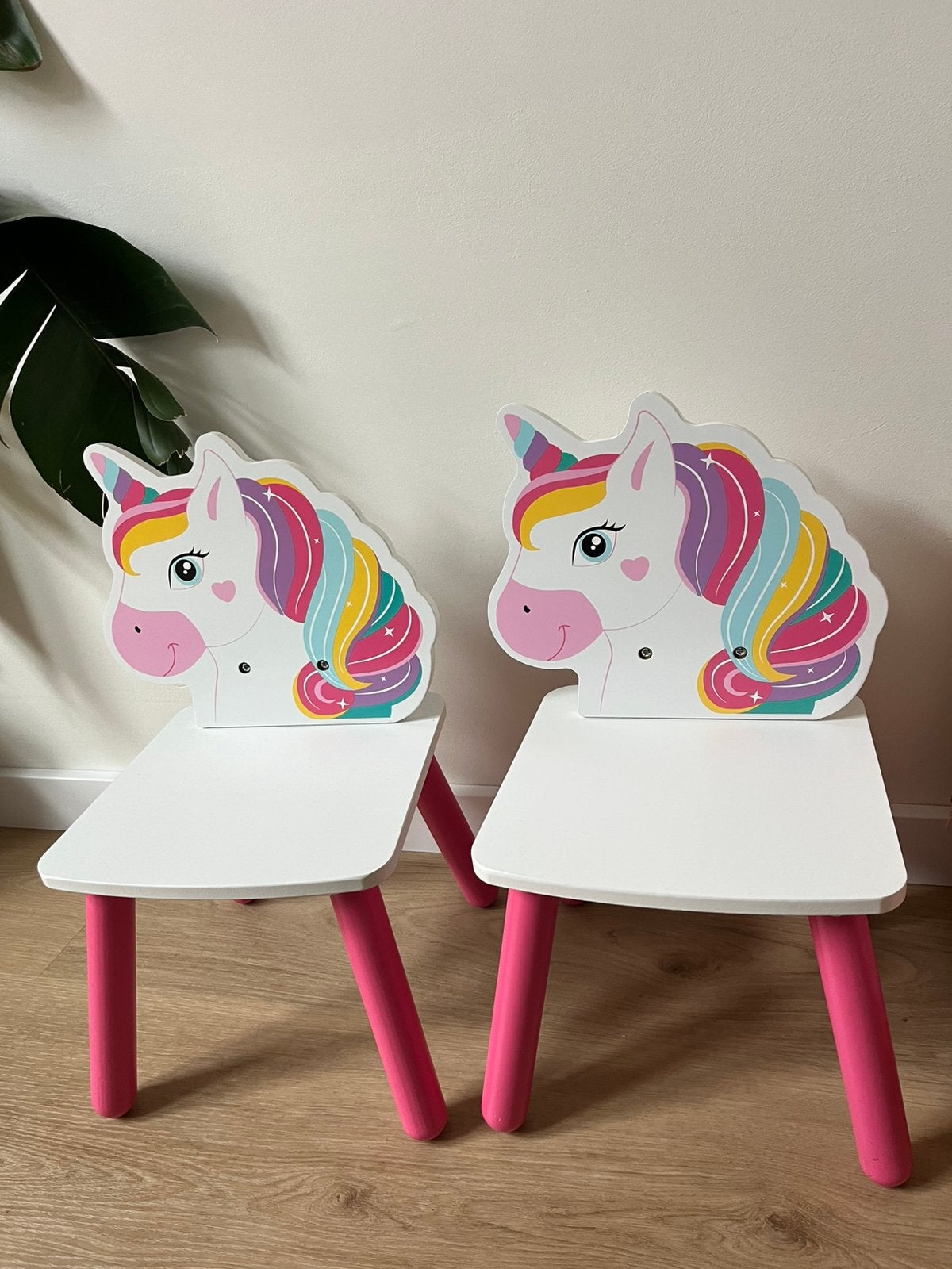 Unicorn stoeltjes set van 2, Ophalen, Zo goed als nieuw, Stoel(en)