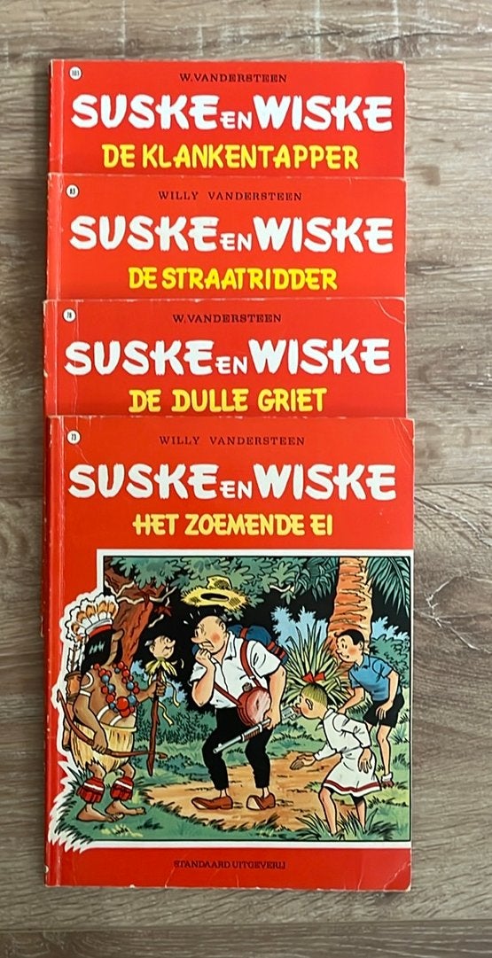 18 Stripboeken Suske en Wiske, Meerdere stripboeken, Ophalen of Verzenden, Gelezen