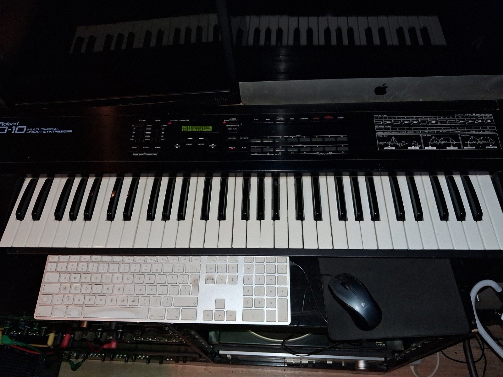 Roland D-10 80s LA Synthesizer, Ophalen, Gebruikt, 61 toetsen, Roland